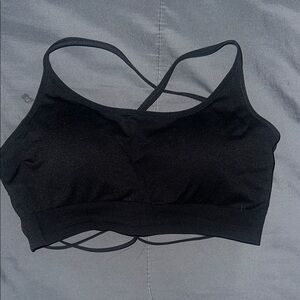 Black NVGTN SPORTS BRA